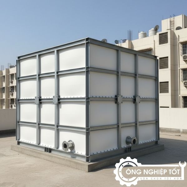 Ứng dụng thực tế bồn SMC 5m3 tại chung cư